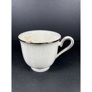 Lenox Courtyard Platinum teacup ( American Home Collection) Embossed New